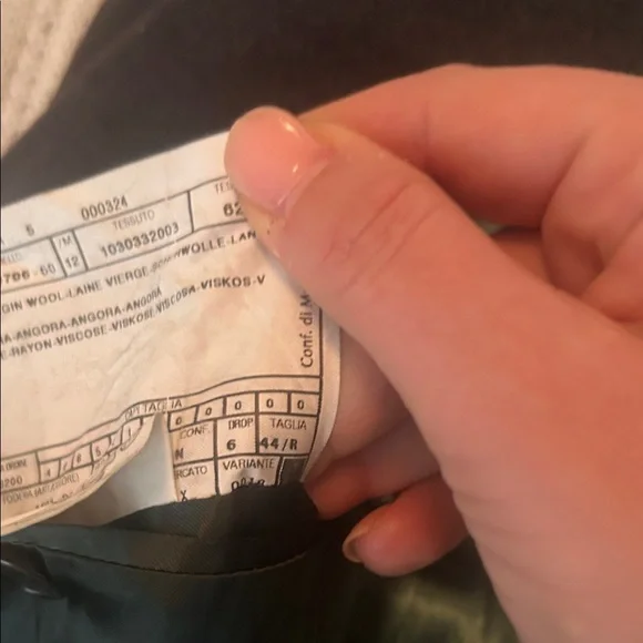 ARMANI dark grey overcoat - size 8 - Picture 5 of 5